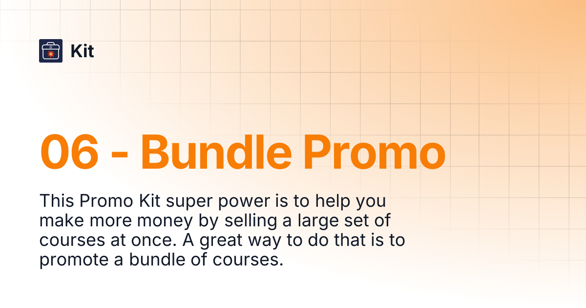 06 - Bundle Promo | Kit